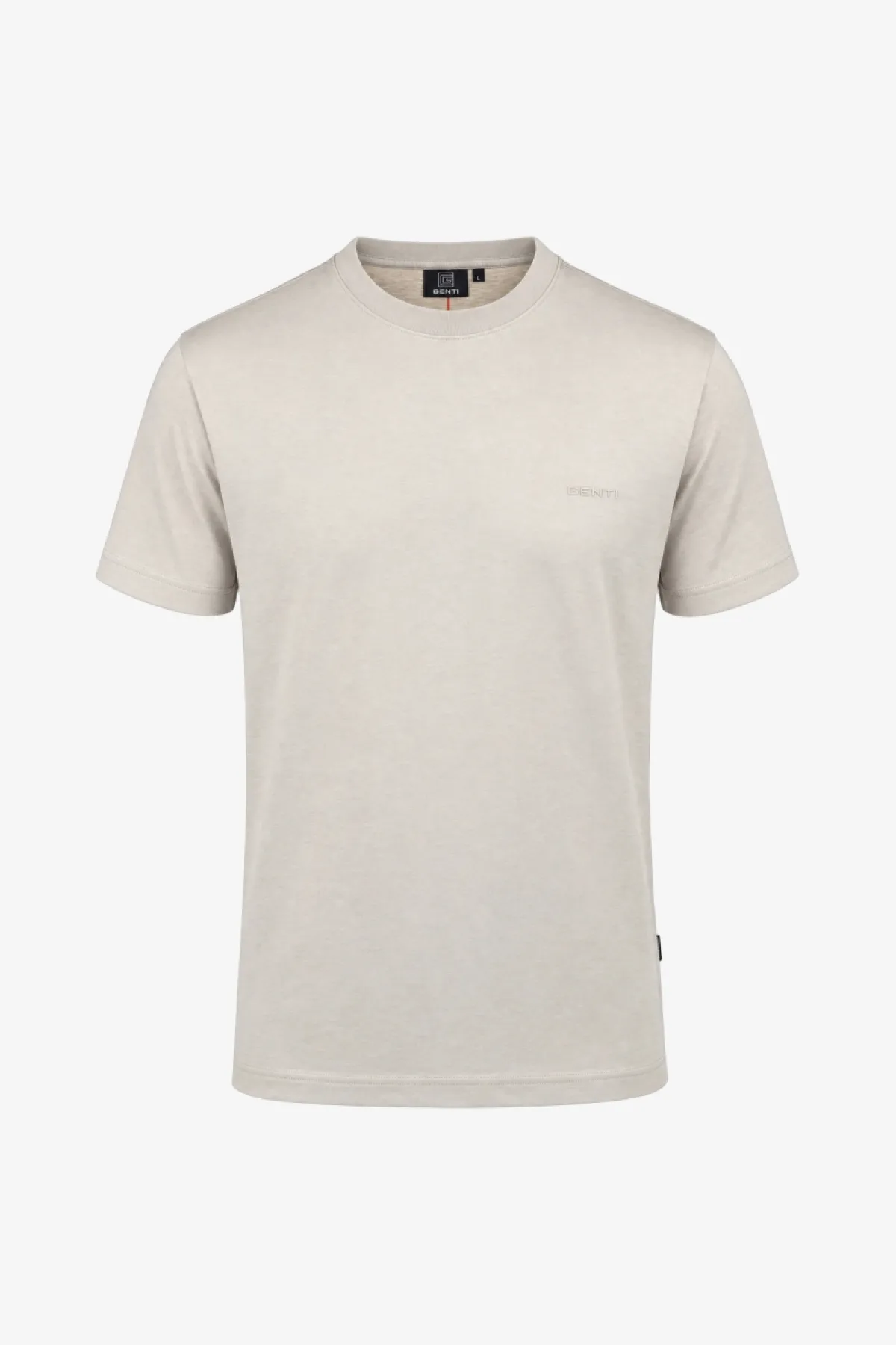Flower Backprint T-shirt | Beige
