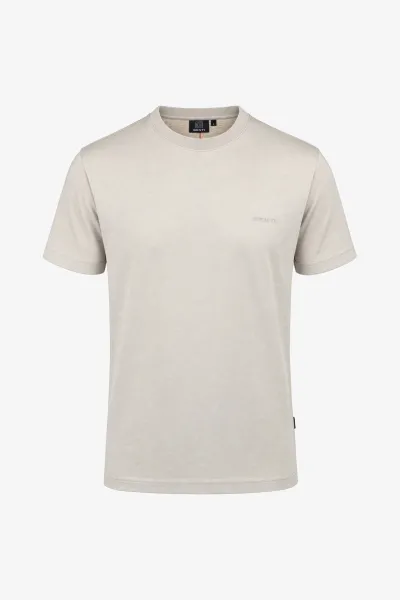 Flower Backprint T-shirt | Beige