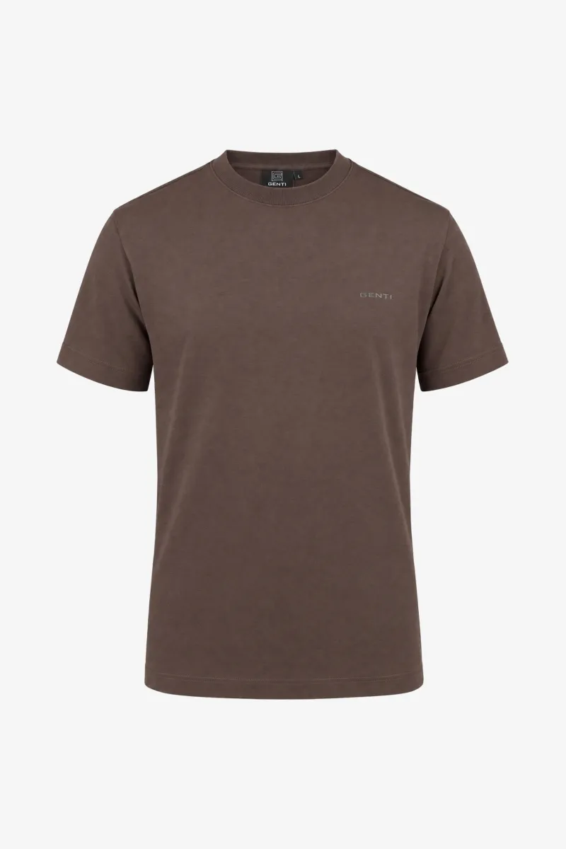Flower Backprint T-shirt | Bruin