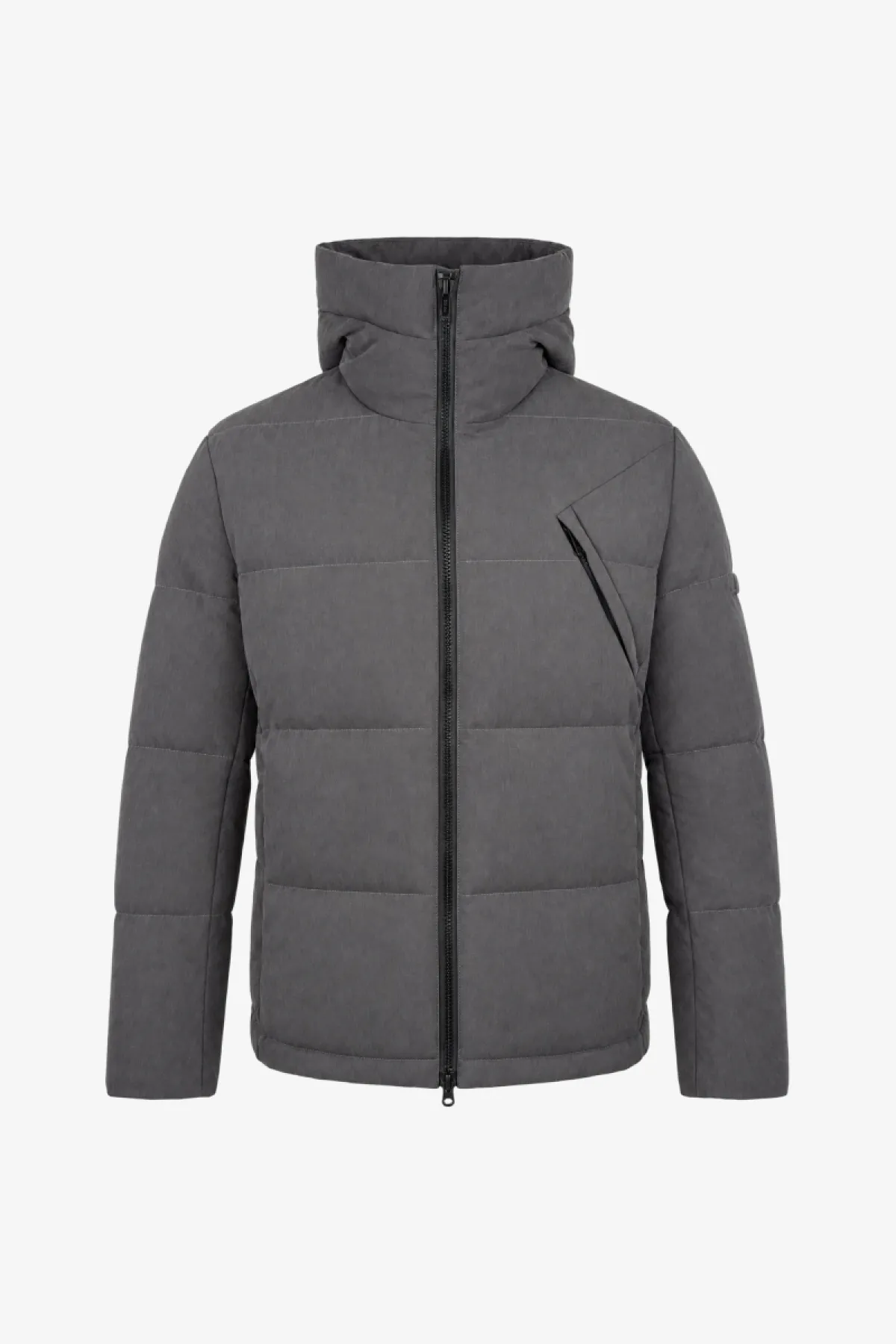 Monogram Winterjas Cross | Donkergrijs
