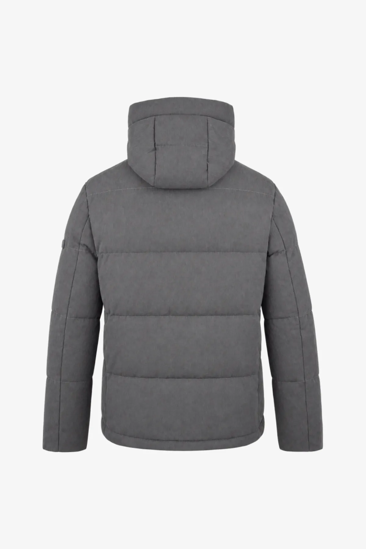 Monogram Winterjas Cross | Donkergrijs