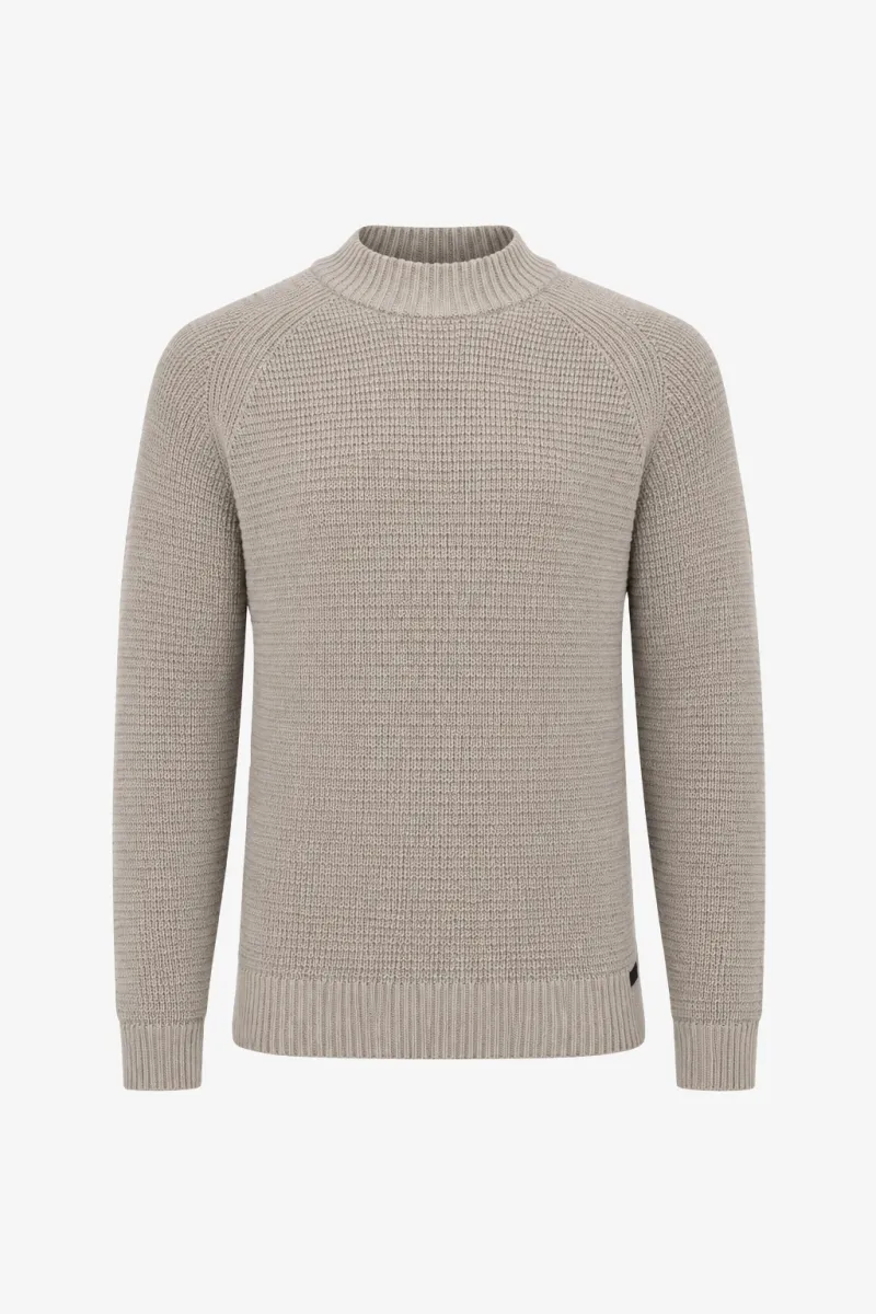 Gebreide Turtle Neck | Beige