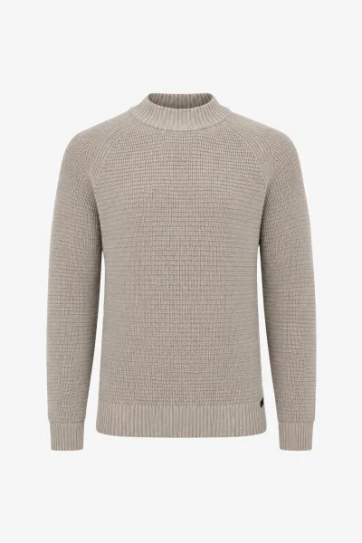 Gebreide Turtle Neck | Beige