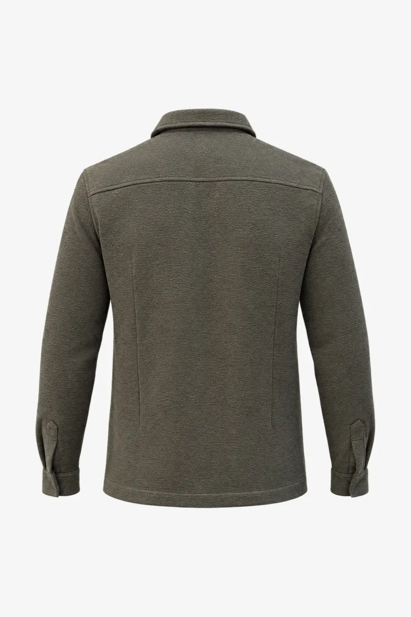 Monogram Overshirt Bucks | Groen