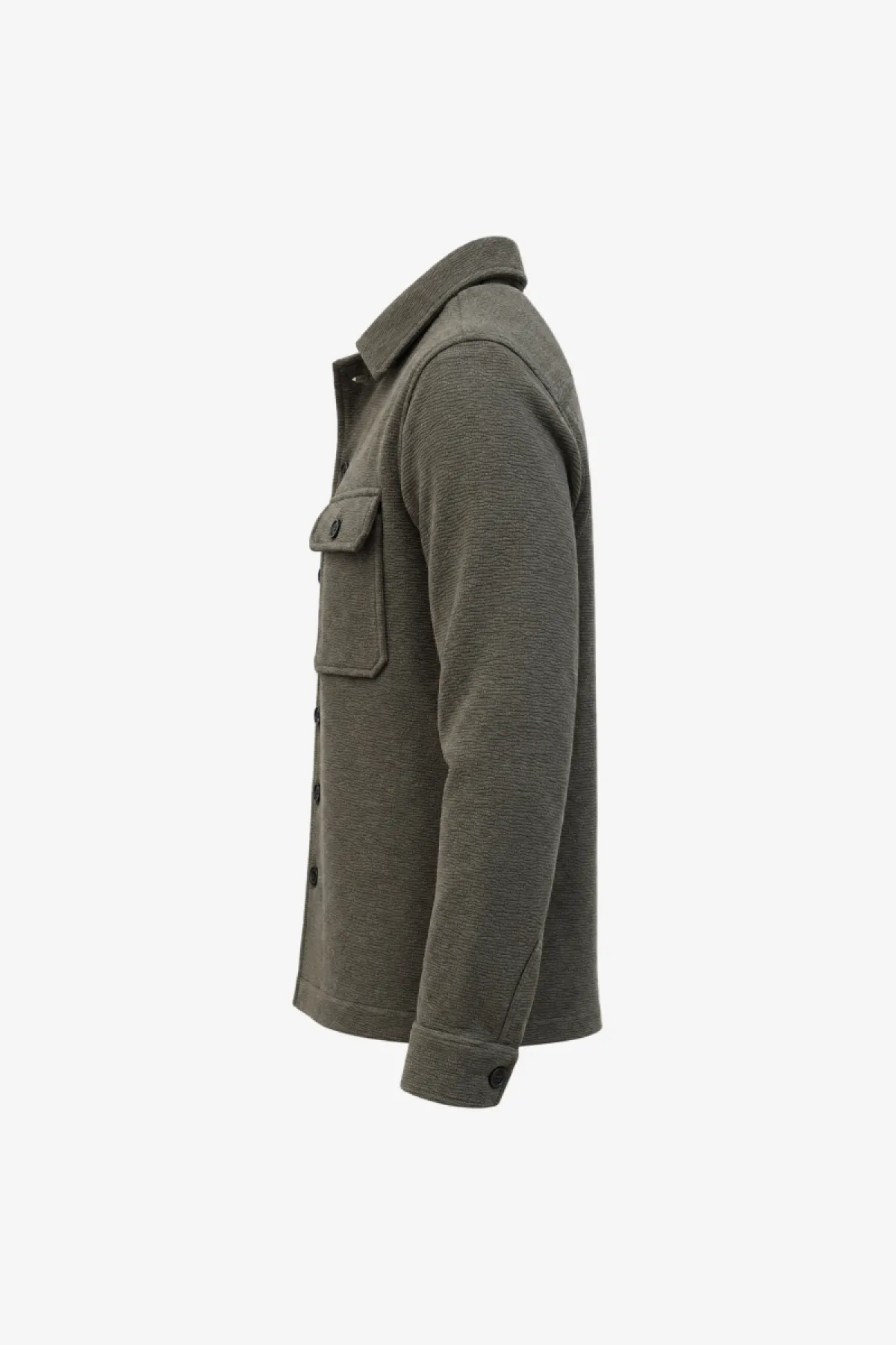 Monogram Overshirt Bucks | Groen