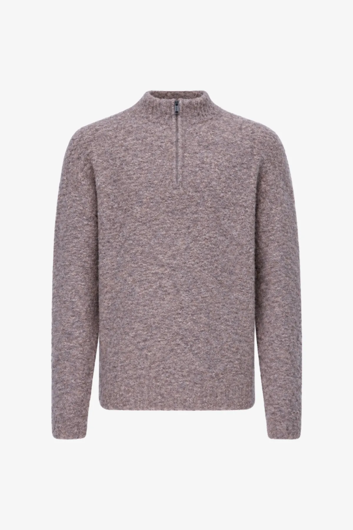 Monogram Turtle Zip | Taupe