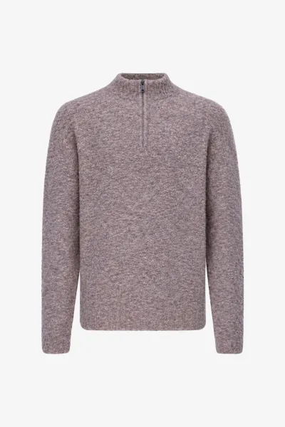 Monogram Turtle Zip | Taupe