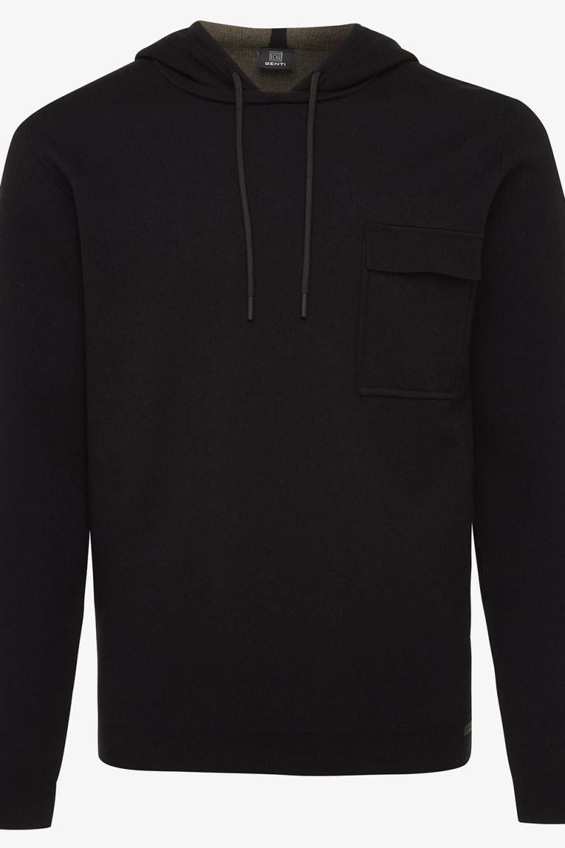 Hoodie pocket zwart