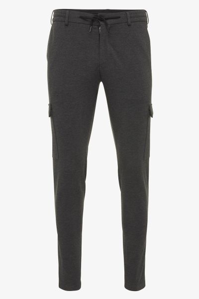 Cargo broek jersey grijs