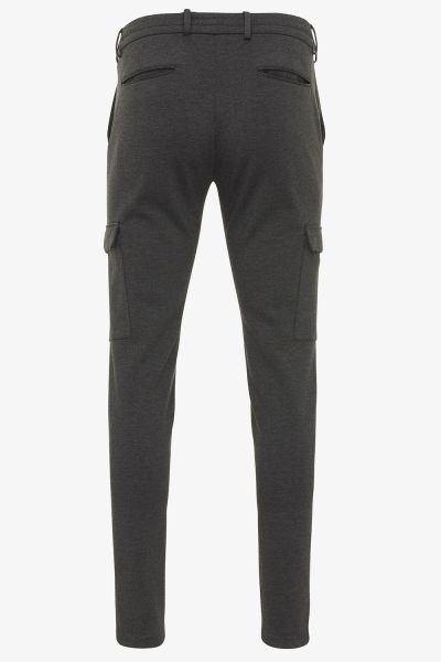 Cargo broek jersey grijs