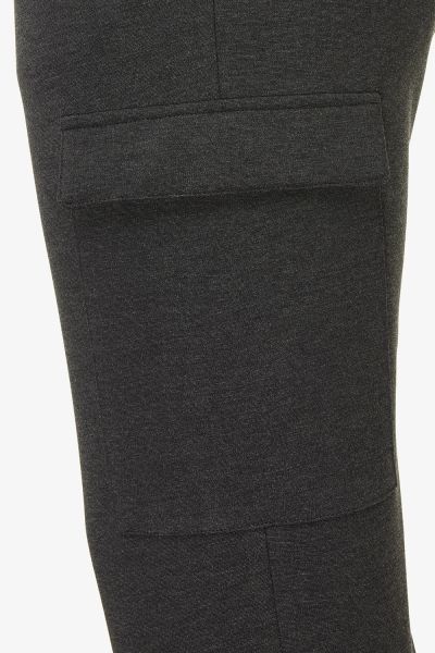 Cargo broek jersey grijs