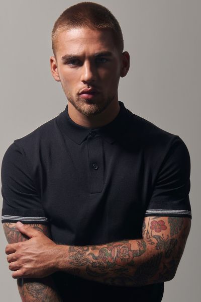COOL DRY POLO DONKERGRIJS