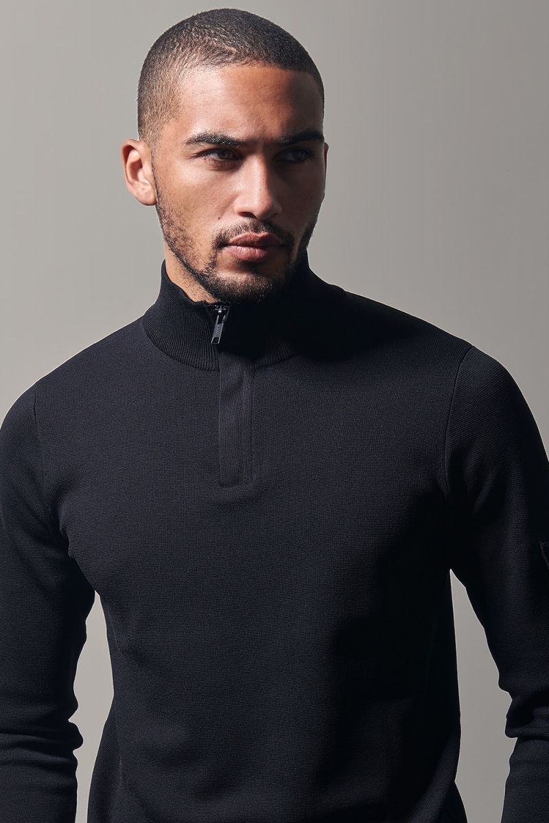 Cool dry turtle zip zwart
