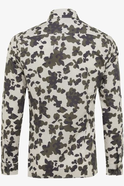Overhemd camo print SKIN-FIT
