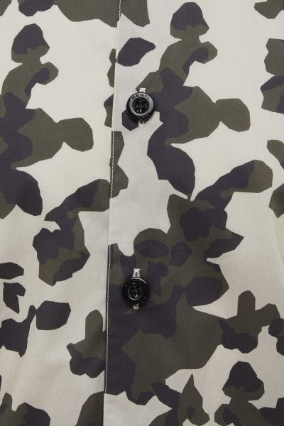 Overhemd camo print SKIN-FIT