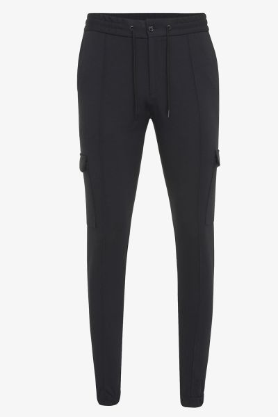 Cargo wol stretch donkerblauw