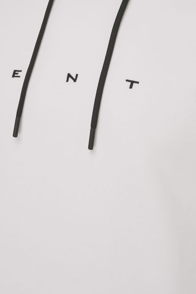 Logo hoodie wit