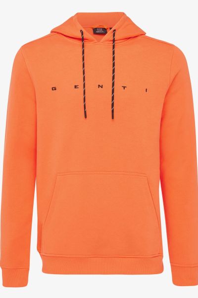 Logo hoodie oranje