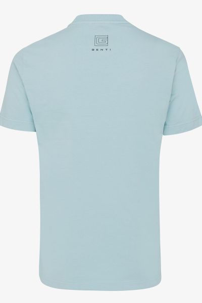 T-shirt zip pocket groen