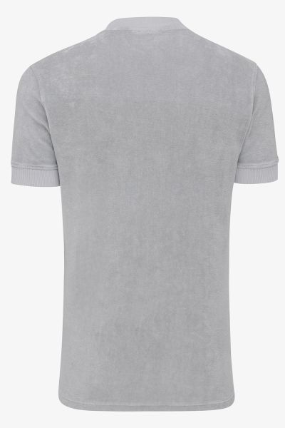 Badstof T-shirt grijs