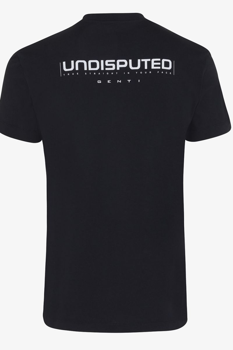 T-shirt undisputed zwart