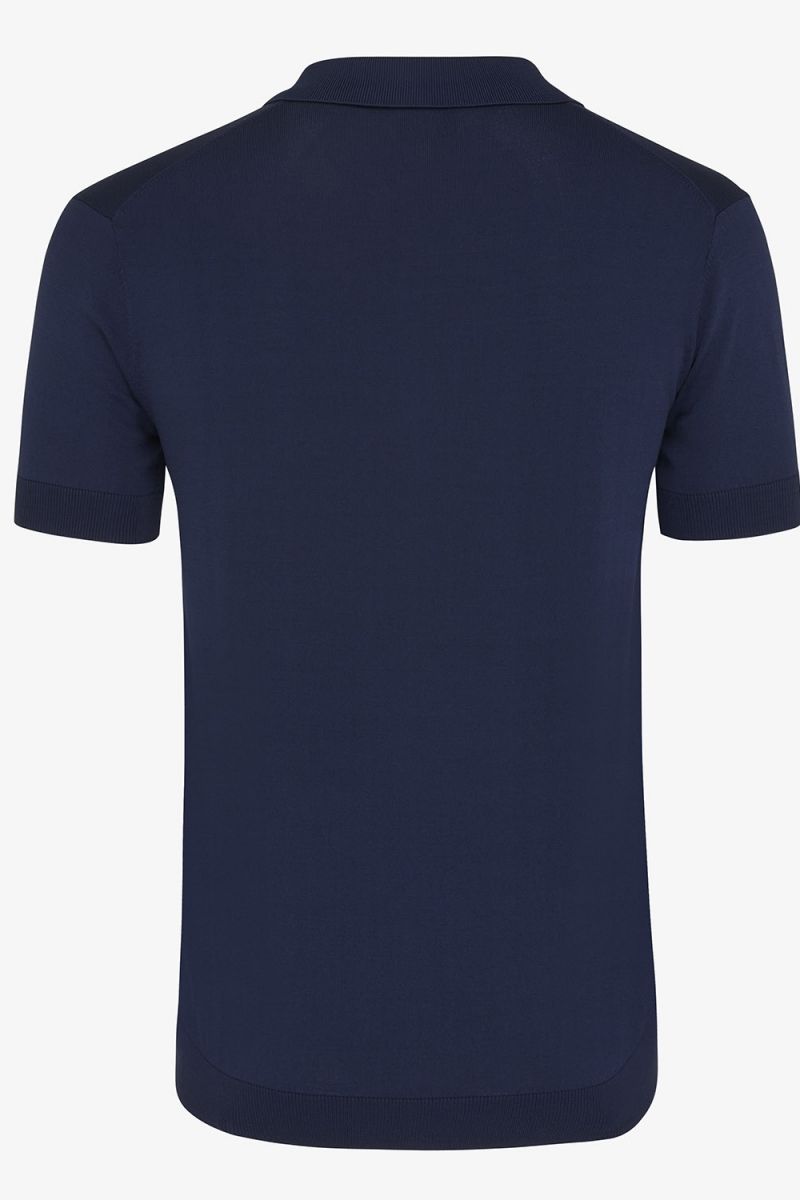 Cool dry polo no button donkerblauw