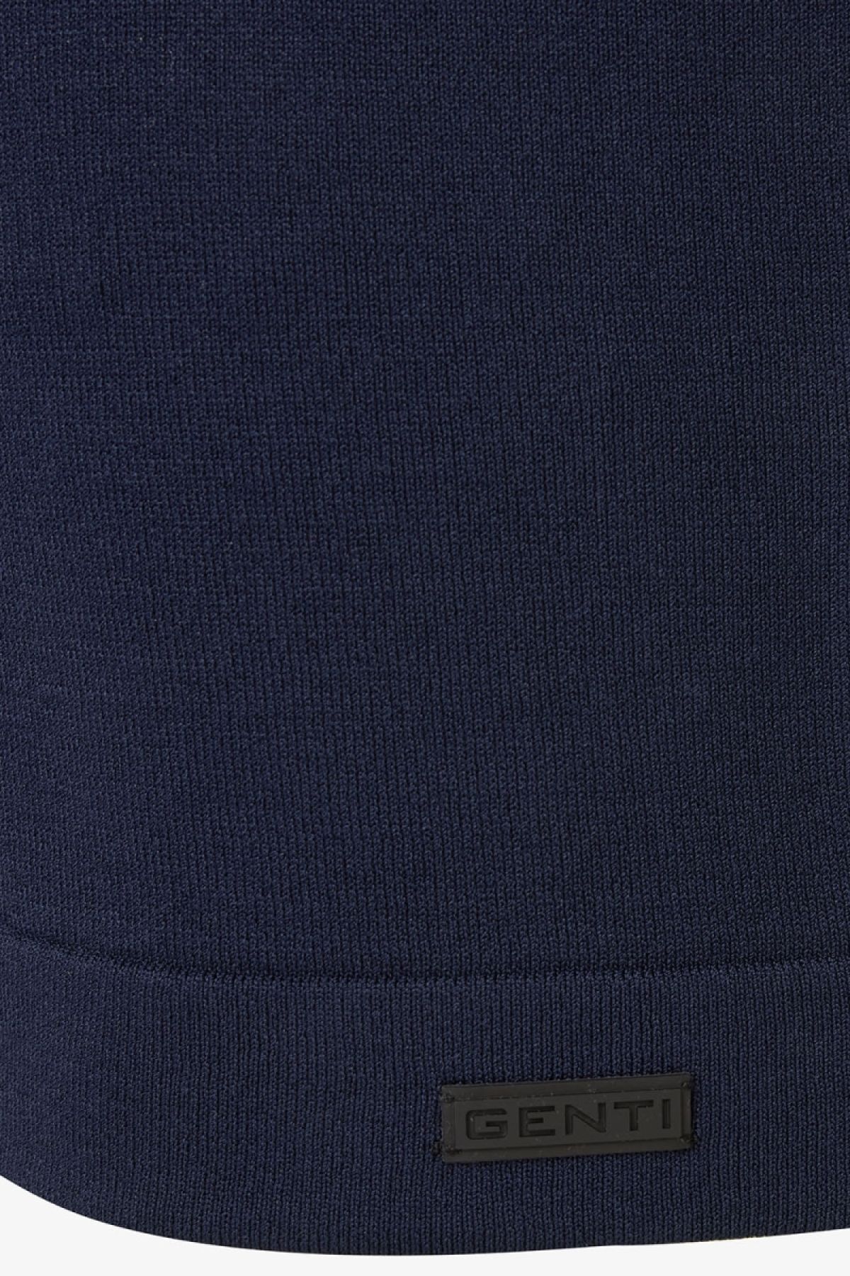 Cool dry zip polo donkerblauw