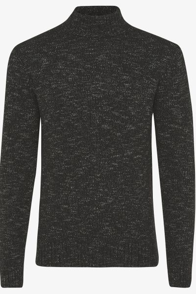 Wollen Turtle Melange zwart
