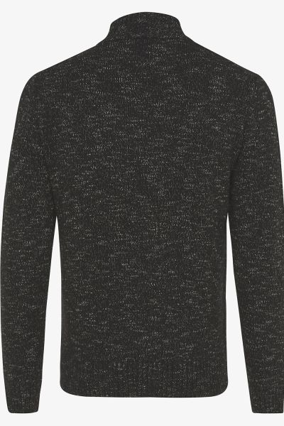 Wollen Turtle Melange zwart