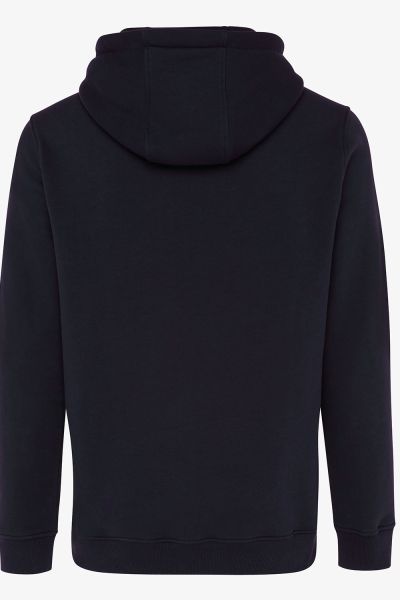 Logo hoodie donkerblauw