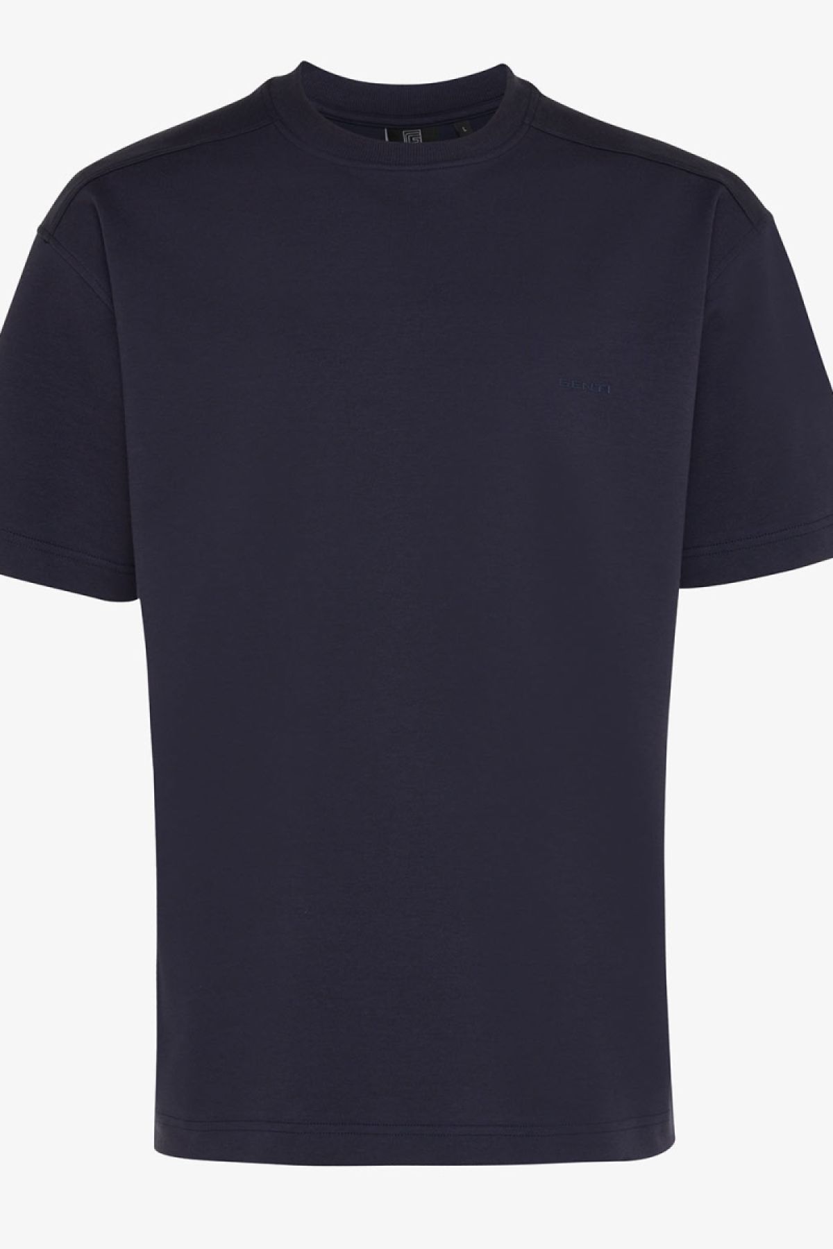 Relaxed fit T-shirt donkerblauw