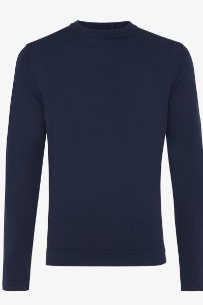 Cool dry trui ronde hals donkerblauw