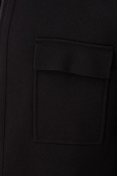 Vest interlock zwart