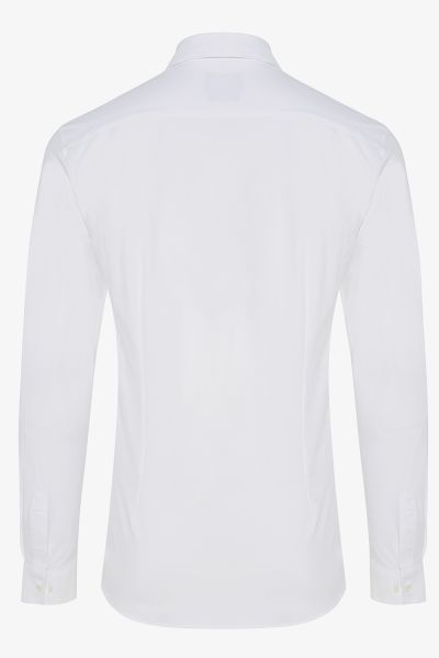 DYNAMIC SKIN-FIT STRETCH OVERHEMD WIT