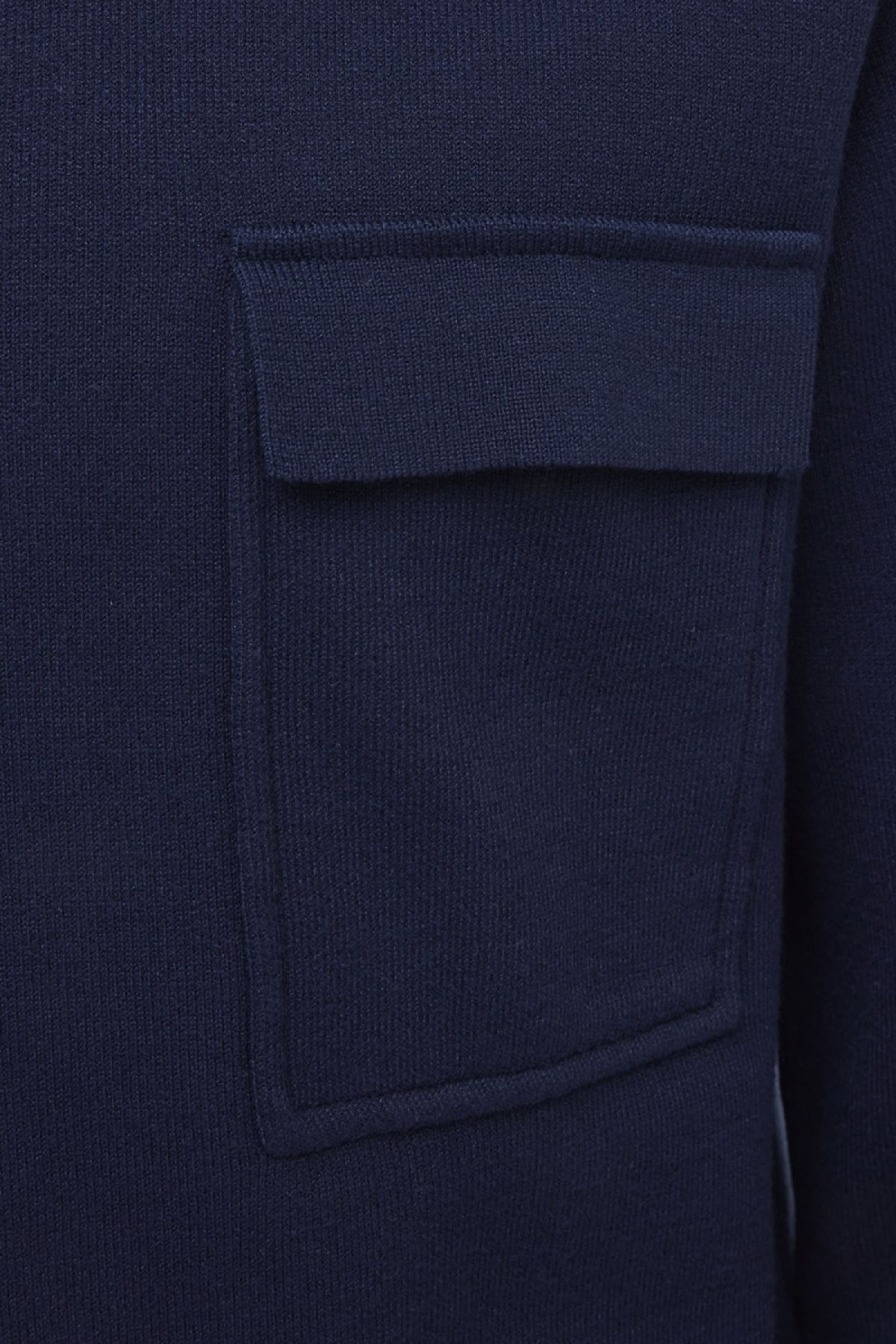 Vest interlock donkerblauw