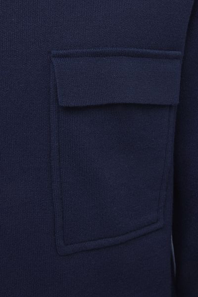 Vest interlock donkerblauw