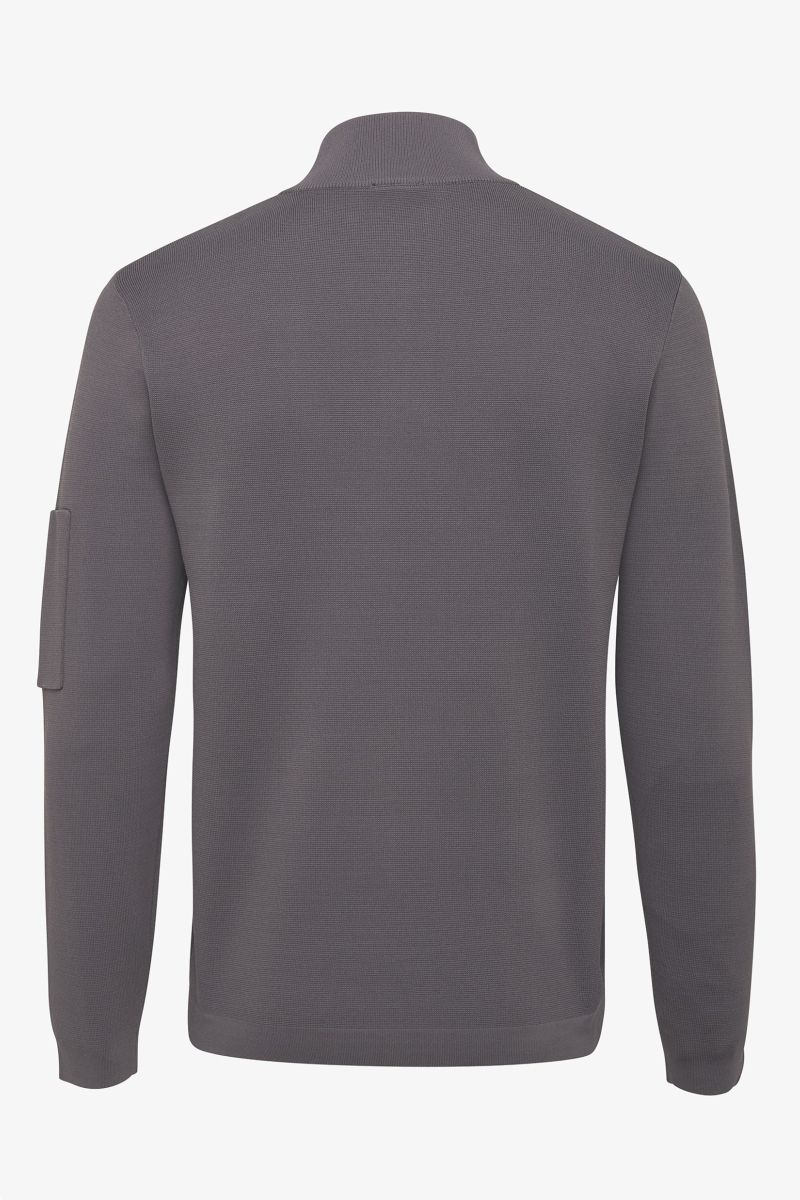 Cool dry turtle zip heavy grijs