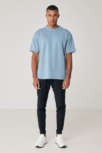 Relaxed fit tee blauw