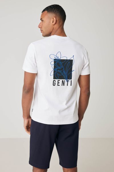 T-shirt flower wit
