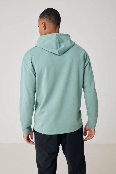 Hoodie technical jersey groen
