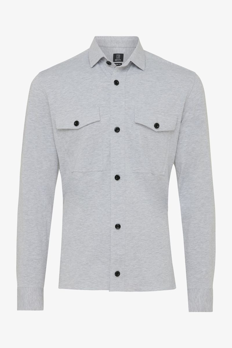 Overshirt stars grijs