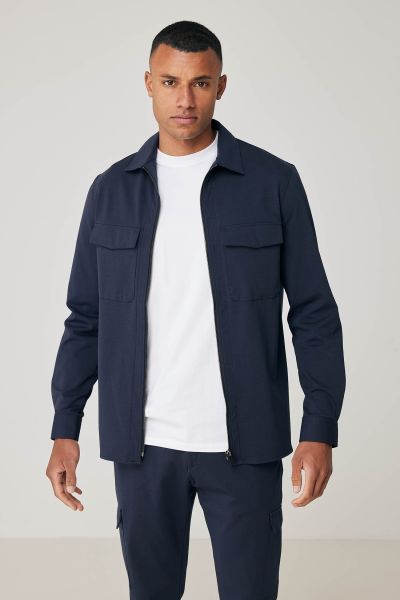 Dynamic overshirt oaks donkerblauw