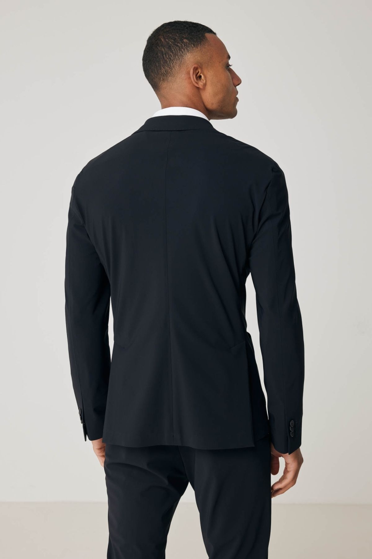 Dynamic stretch colbert zwart