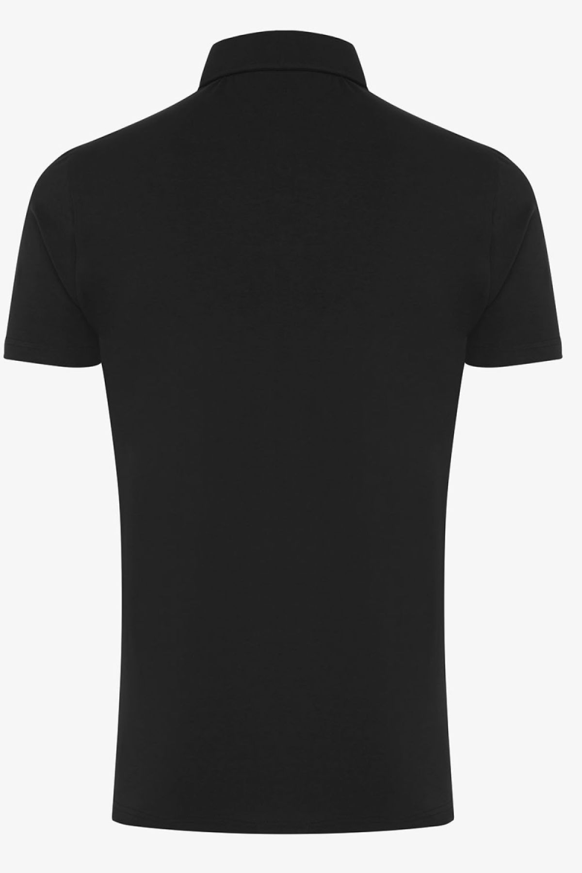 Ice cotton polo zwart
