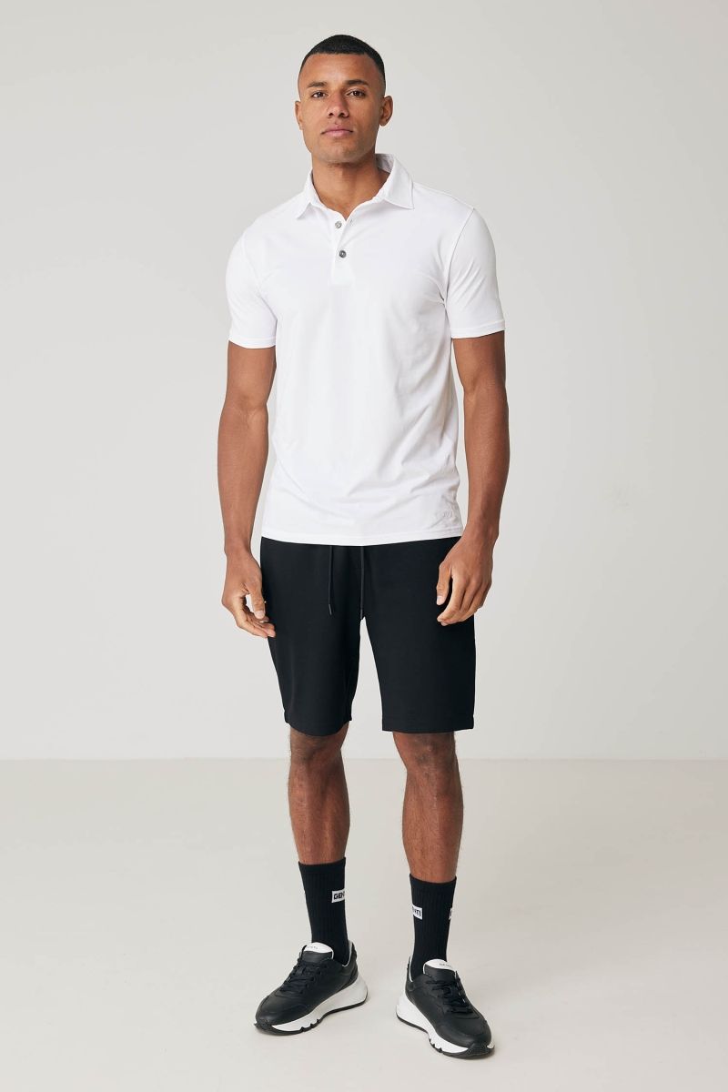 Ice cotton polo wit