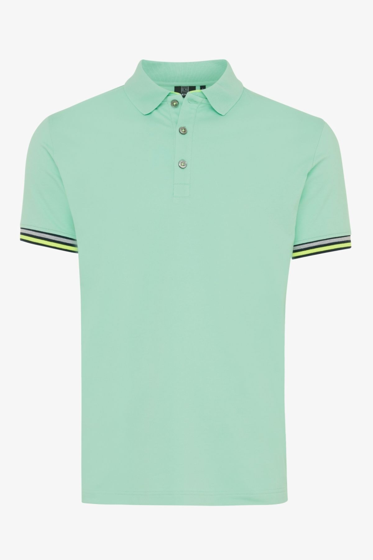 Pique polo groen