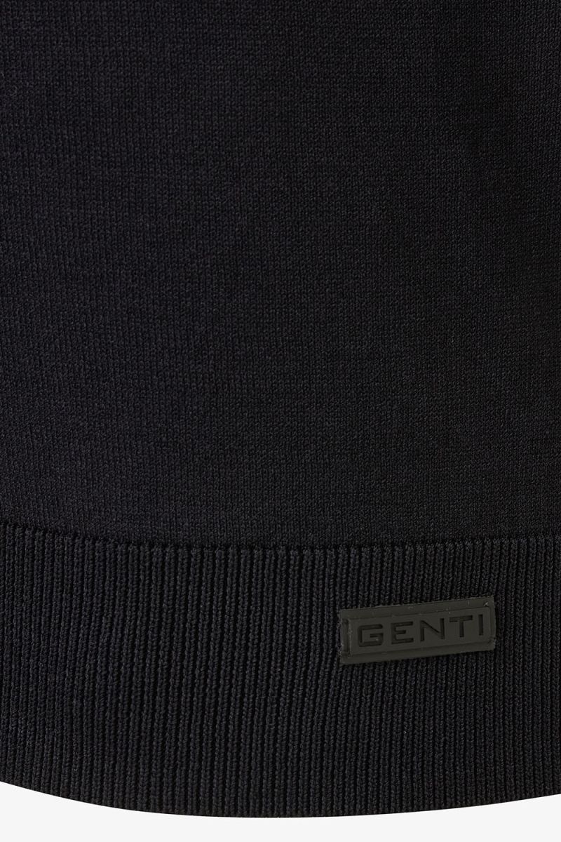 Cool dry polo no button zwart