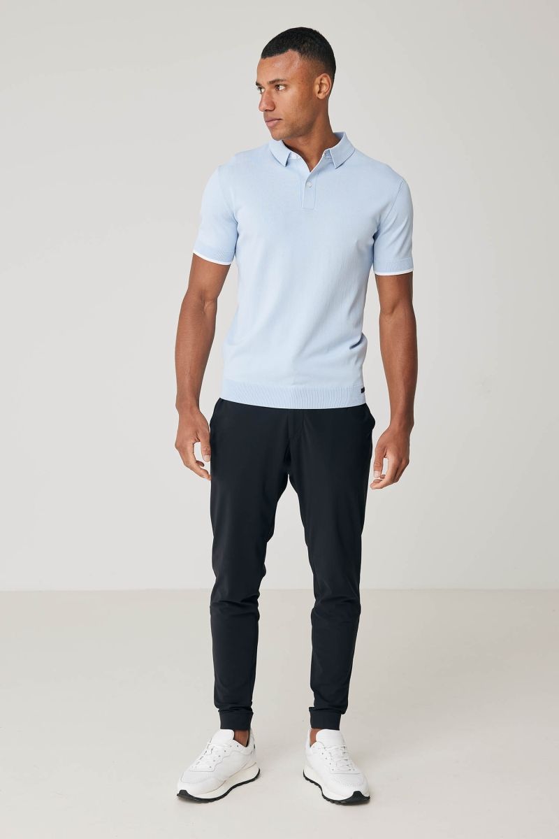 Cool dry polo lichtblauw