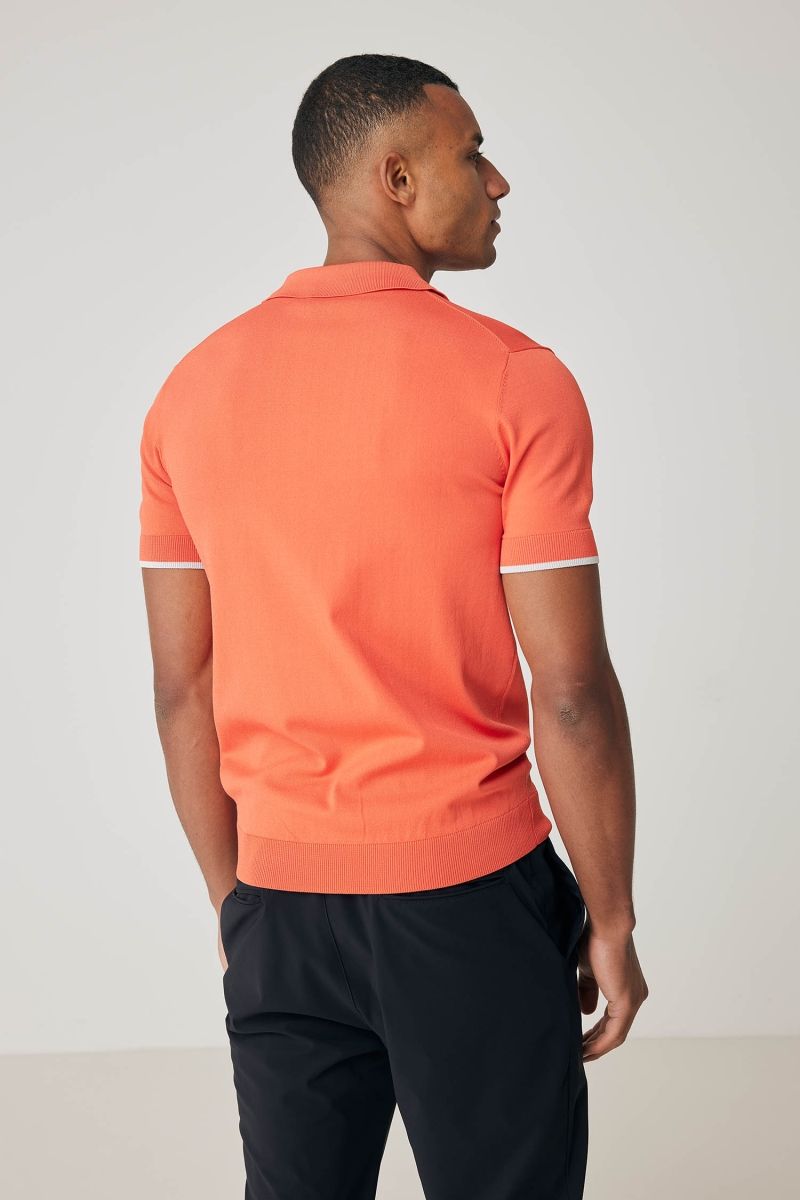 Cool dry polo oranje