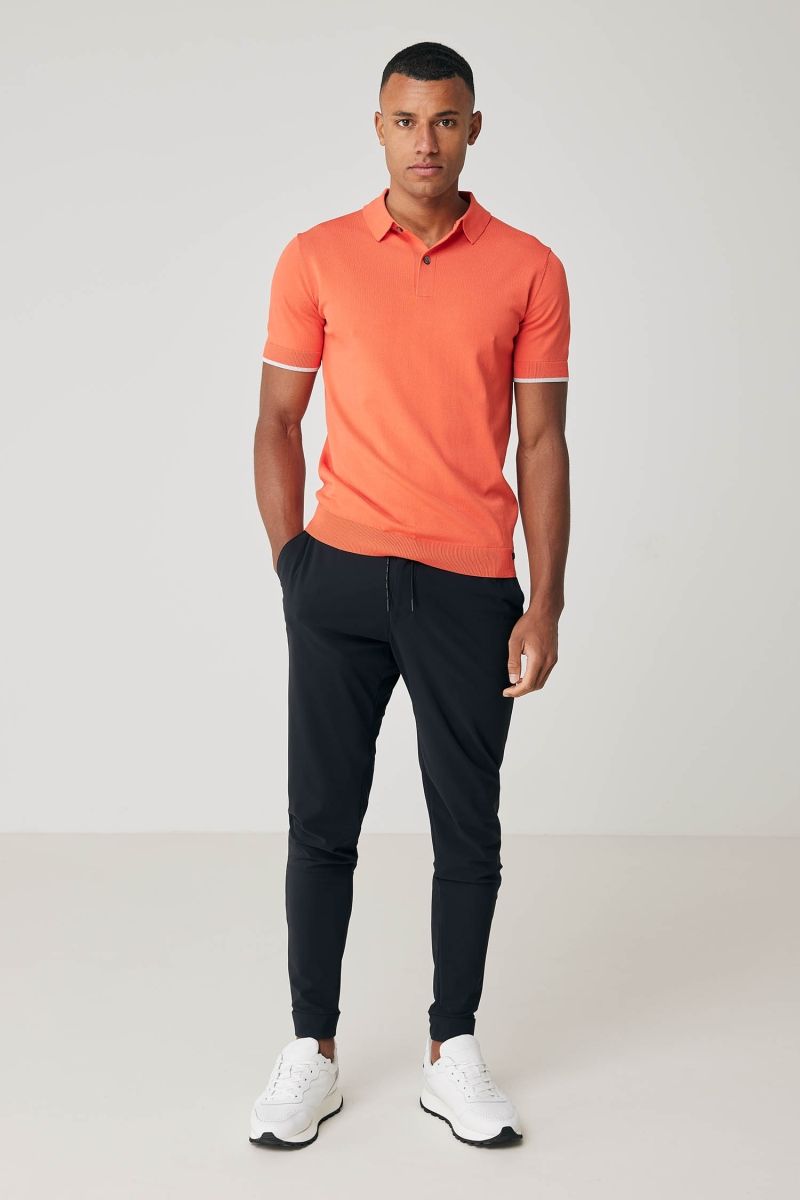 Cool dry polo oranje